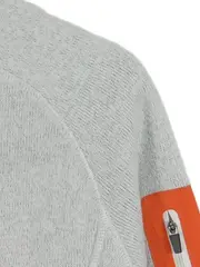 Vorschaubild 3 von Damen Fleecejacke Kapuze Grau Melange Gr. S 38 Outdoor Herbst Winter