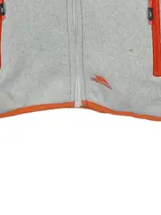 Vorschaubild 2 von Damen Fleecejacke Kapuze Grau Melange Gr. S 38 Outdoor Herbst Winter