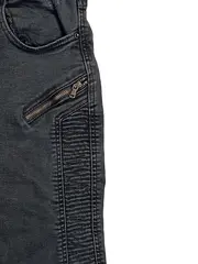 Vorschaubild 3 von Boys Destroyed Biker Jeans Gr. 164 Grau Skinny Stretch