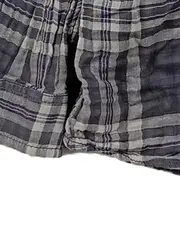 Vorschaubild 3 von Herren Freizeithemd Kariert Langarm Grau Gr. M Baumwolle