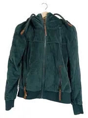 Vorschaubild 1 von Sweatjacke Kapuzenjacke Damen Petrol Gr. 36 S Streetwear Hoodie