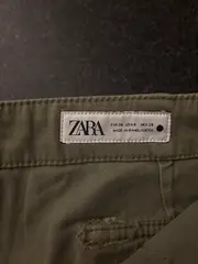 Vorschaubild 3 von Cargohose Damen Gr. 38 Oliv Baumwolle Military Style