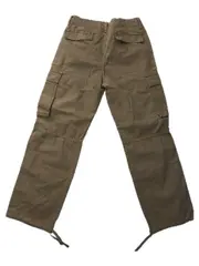 Vorschaubild 2 von Cargohose Damen Gr. 38 Oliv Baumwolle Military Style