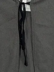 Vorschaubild 3 von Damen Strickjacke Kurzarm Seide Kaschmir Grau Gr. M