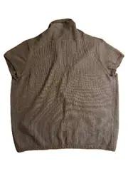 Vorschaubild 2 von Damen Strickjacke Kurzarm Seide Kaschmir Grau Gr. M