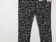 Vorschaubild 2 von Damen Stoffhose Blumenmuster Schwarz Gr. 38 M L31