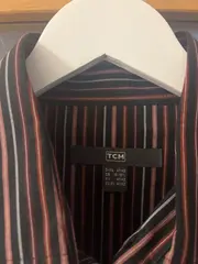 Vorschaubild 5 von TCM Herren Business Hemd Gr. 41/42 L Gestreift Baumwolle Langarm