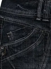 Vorschaubild 4 von Damen Jeansrock Gr. 34/XS Dunkelblau Denim Minirock