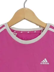 Vorschaubild 2 von Kinder Sport Shirt Gr. 140 Pink 3-Streifen T-Shirt