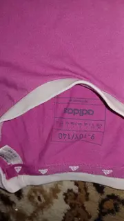 Vorschaubild 4 von Kinder Sport Shirt Gr. 140 Pink 3-Streifen T-Shirt