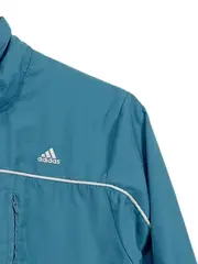 Vorschaubild 2 von Damen Trainingsjacke Gr. 36/S Türkis Sportjacke Windbreaker
