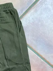 Vorschaubild 6 von Jogginghose Damen Gr. S/36 Oliv Baumwolle Casual