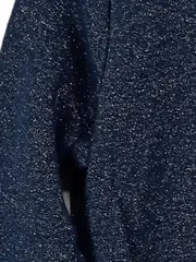 Vorschaubild 4 von Bomberjacke Mädchen Blau Gr. 116 Pailletten Glitzer Freizeit Casual