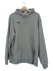 Vorschaubild 1 von Kapuzenpullover Herren XL Grau Meliert Hoodie Sportlich Baumwolle