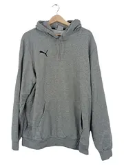Vorschaubild 2 von Kapuzenpullover Herren XL Grau Meliert Hoodie Sportlich Baumwolle