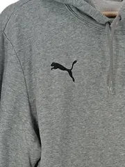 Vorschaubild 4 von Kapuzenpullover Herren XL Grau Meliert Hoodie Sportlich Baumwolle