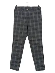 Vorschaubild 1 von Stoffhose Damen Gr. 42 Grau Kariert Business Hose