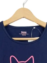 Vorschaubild 3 von Mädchen T-Shirt Gr. 164 Dunkelblau Katze Motiv Kurzarm