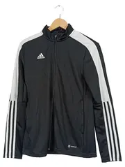 Vorschaubild 1 von Trainingsjacke Herren Gr. S Schwarz Weiß Aeroready Sportjacke