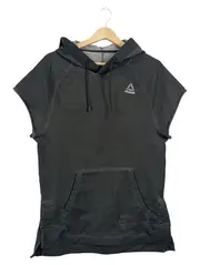 Vorschaubild 1 von Damen Kapuzenpullover Ärmellos Hoodie Grau Gr. S Sport