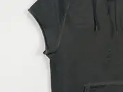 Vorschaubild 3 von Damen Kapuzenpullover Ärmellos Hoodie Grau Gr. S Sport