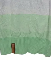 Vorschaubild 5 von Damen Pullover Schalkragen Streifen Hoodie Sweater Bunt Gr. 36 S