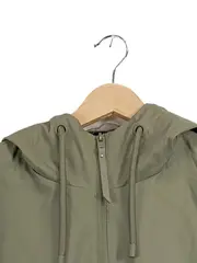 Vorschaubild 4 von Damen Regenjacke Kapuzenjacke Outdoor Grün Gr. 34 XS Übergangsjacke Kurz