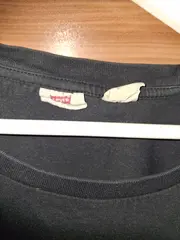 Vorschaubild 4 von Damen T-Shirt Schwarz Basic Logo Baumwolle Gr. XL