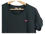 Vorschaubild 3 von Damen T-Shirt Schwarz Basic Logo Baumwolle Gr. XL