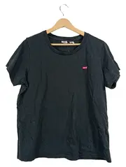Vorschaubild 1 von Damen T-Shirt Schwarz Basic Logo Baumwolle Gr. XL