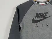 Vorschaubild 6 von Air Sweatshirt Pullover Kinder Gr. 140 8-10 Jahre Grau Logo Baumwolle Sport