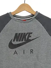 Vorschaubild 3 von Air Sweatshirt Pullover Kinder Gr. 140 8-10 Jahre Grau Logo Baumwolle Sport