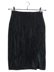 Vorschaubild 1 von Damen Bleistiftrock Kunstleder Schwarz Gr. 40 Pencil Skirt