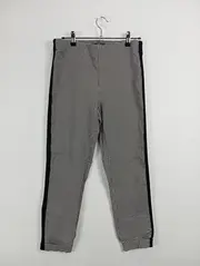 Vorschaubild 2 von Essentials Damen Stoffhose Hahnentritt Gr. 38 Schwarz Weiß