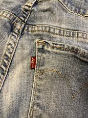 Vorschaubild 4 von Damen Jeans Slim Fit W27 L32 Blau Destroyed Baumwolle