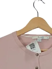 Vorschaubild 5 von Strickjacke Damen Baumwolle Cardigan Rosa Gr. 36 S Klassisch