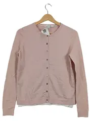 Vorschaubild 1 von Strickjacke Damen Baumwolle Cardigan Rosa Gr. 36 S Klassisch