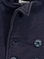 Vorschaubild 2 von Strickjacke Kinder Baumwolle Langarm Blau Gr. 74 Casual