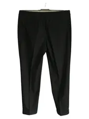 Vorschaubild 2 von Stoffhose Damen Schwarz Gr. 42 Business Büro Falten Polyester