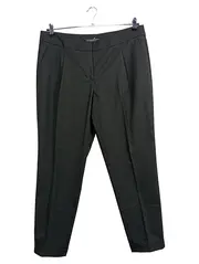 Vorschaubild 1 von Stoffhose Damen Schwarz Gr. 42 Business Büro Falten Polyester