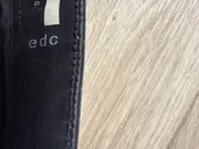 Vorschaubild 6 von Damen Slim Fit Jeans Schwarz Gr. W29/38 Nieten-Details