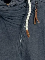 Vorschaubild 3 von Damen Sweatjacke Kapuzenjacke Gr. S Grau Meliert Hoodie