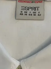 Vorschaubild 6 von Damen Hemdbluse Langarm Weiß Business Gr. 40 Baumwolle