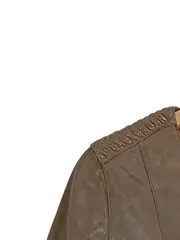 Vorschaubild 4 von Lederjacke Damen Gr. 40 Braun Echtleder Bikerjacke