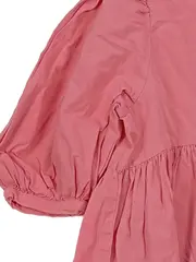 Vorschaubild 4 von Mädchen Kleid Puffärmel Rosa Gr. 110 Baumwolle Stufenkleid