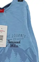 Vorschaubild 6 von Baby Langarmshirt Dino-Print Blau Gr. 74 Baumwolle