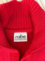 Vorschaubild 4 von Coordinates Damen Strickpullover Kurzarm Rot Gestreift Gr. 40/L