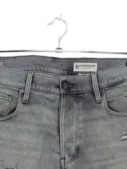 Vorschaubild 3 von 3301 Slim Herren Destroyed Jeans Grau W33/L32