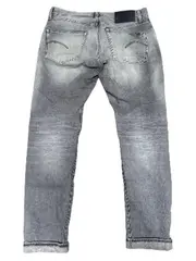 Vorschaubild 2 von 3301 Slim Herren Destroyed Jeans Grau W33/L32