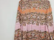 Vorschaubild 2 von Taifun Langarmshirt Tunika Damen Paisley Rosa Gr. M 40 Viskose Freizeit